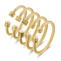 Load image into Gallery viewer, Gold Hug Me Now Bangle - Timeless Jewelry for Love &amp; Style
