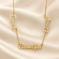 Personalized Affirmation Name Necklace – 2 or 3 Words