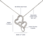 Daughter-in-Law Heart to Heart Necklace – Love Made Us Family