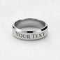 Engraved Men’s Empowerment Ring – Personalized Gift for Him