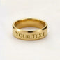 Engraved Men’s Empowerment Ring – Personalized Gift for Him