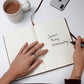 Her engraved journal