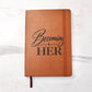 Her engraved journal