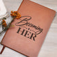 Her engraved journal