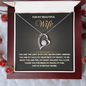 Forever Love Necklace for My Wife | Timeless Heart Gift