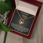 Forever Love Necklace for My Wife | Timeless Heart Gift