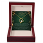 To My Daughter Legacy of Love Necklace – Heart Pendant Gift