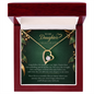 To My Daughter Legacy of Love Necklace – Heart Pendant Gift