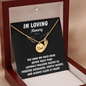 Dad Remembrance Necklace - Memorial Jewelry to Honor Dad