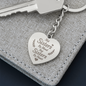 Not Sisters By Blood, But Sisters By Heart Keychain