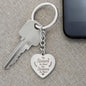 Not Sisters By Blood, But Sisters By Heart Keychain