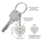 Not Sisters By Blood, But Sisters By Heart Keychain