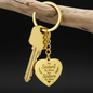 Not Sisters By Blood, But Sisters By Heart Keychain