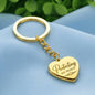 Protecting My Peace Engraved Heart Keychain – Personalized Self-Love Gif