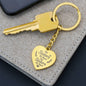 Not Sisters By Blood, But Sisters By Heart Keychain