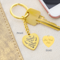 Not Sisters By Blood, But Sisters By Heart Keychain
