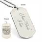 In Memory of an American Hero Dog Tag Necklace