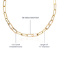 Own the Room – Gold Pavé Paperclip Chain Necklace