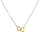 Daughter Interlocking hearts necklace
