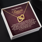 Interlocking Hearts Necklace for Fiancée | Forever Love