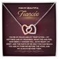 Interlocking Hearts Necklace for Fiancée | Forever Love