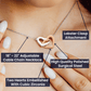 Daughter Interlocking hearts necklace