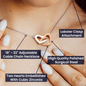 Two Hearts, One Love Daughter Necklace – Meaningful Gift