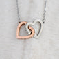 Two Hearts, One Love Daughter Necklace – Meaningful Gift