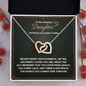 Two Hearts, One Love Daughter Necklace – Meaningful Gift