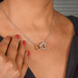 Two Hearts, One Love Daughter Necklace – Meaningful Gift