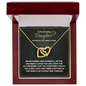 Two Hearts, One Love Daughter Necklace – Meaningful Gift