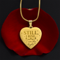 Still, I Rise Engraved Heart Necklace | Meaningful Self-Love Gift for Her