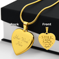 Still, I Rise Engraved Heart Necklace | Meaningful Self-Love Gift for Her