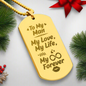 To My Man – Dog Tag Necklace, Gift for Him