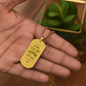 Fear Not – Dog Tag Necklace, Gift for Him
