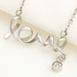 Just For Me “Love” Necklace – Self-Love Affirmation Jewelry Gift