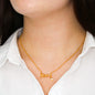 Just For Me “Love” Necklace – Self-Love Affirmation Jewelry Gift