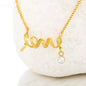 Just For Me “Love” Necklace – Self-Love Affirmation Jewelry Gift