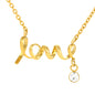 Just For Me “Love” Necklace – Self-Love Affirmation Jewelry Gift