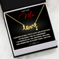 Just For Me “Love” Necklace – Self-Love Affirmation Jewelry Gift