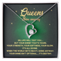 Queens Shine Anyway Necklace | Meaningful Self-Love Gift for Her