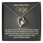 Forever Love Necklace for My Wife | Timeless Heart Gift