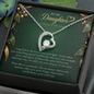 To My Daughter Legacy of Love Necklace – Heart Pendant Gift