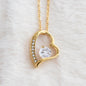 To My Daughter Legacy of Love Necklace – Heart Pendant Gift