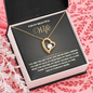 Forever Love Necklace for My Wife | Timeless Heart Gift
