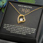 Forever Love Necklace for My Wife | Timeless Heart Gift