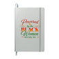 Powered by the Black Women Before Me Inspirational Hardcover Notebook