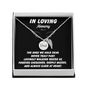 Dad Remembrance Necklace - Memorial Jewelry to Honor Dad