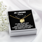 Dad Remembrance Necklace - Memorial Jewelry to Honor Dad