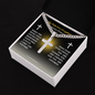 Faith Over Fear Cross Necklace – Inspirational Gold Cross Gift for Strength & Protection